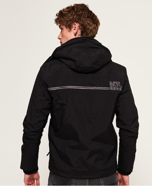 Superdry Arctic Pop Cipzár Hooded SD-Windcheater Férfi Kabát Fekete | IWOPH0162